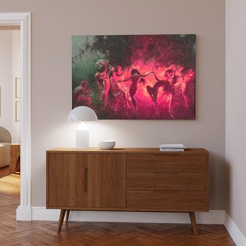 Affiche toile Danse du feu Joseph Tomanek pour décoration murale de salon - 6