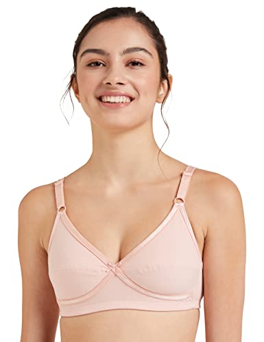 Image of Amazon Brand - Symbol Women's Wire Free Modern Cross Over Bra| Medium Coverage | Non-Padded | Non-Wired | Cotton Strech