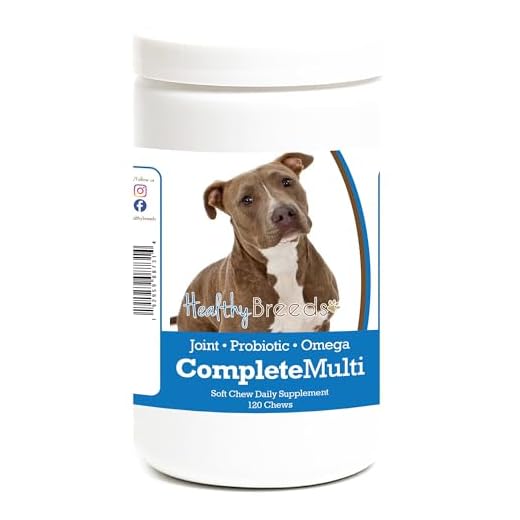 Healthy Breeds Pit Bull All in One Multivitamin Soft Chew 120 Count