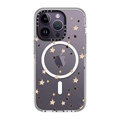 CASETiFY �N���A iPhone 14 Pro �P�[�X [���΂݂ɂ����f��/2m����̗����������N���A/MagSafe �ɑΉ�] - New Year Winter Christmas Xmas Valentine Glam Fashion Girl