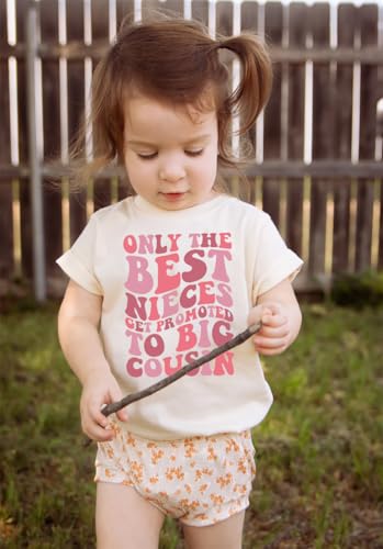 Big Cousin Shirt Toddler Girls Funny Letter Print T-Shirt Casual Summer Short Sleeve Tops Cool Cousins Club Shirt4