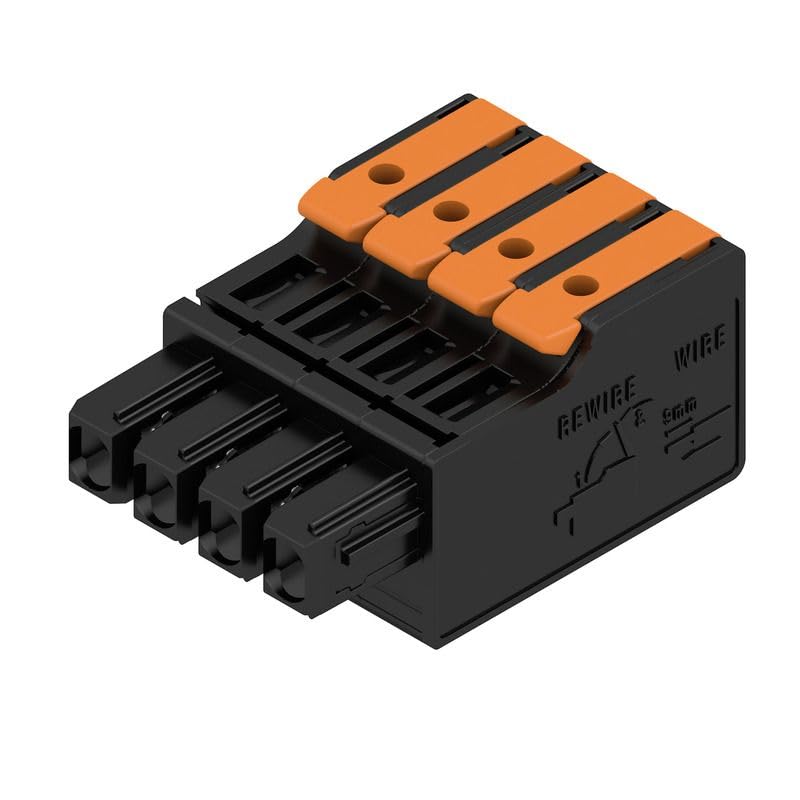 Connecteur circuit imprimé Weidmuller 4 broches 5mm pour dépannage