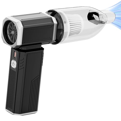 ThinkAuto Compressed Air Duster, Super Powerful 180,000 RPM Turbo Fan, Stepless Speed Adjustable Blower and Vacuum, for Car, Keyboard, Home, and Outdoor Dust Removal