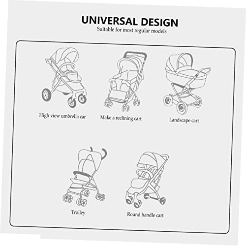 SECFOU Cobertura Completa Para Carrinho De Passeio Carrinho De Passeio Universal Para Carrinho De Be