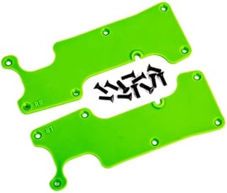 Traxxas 9634G Suspension Arm Covers, Green, Rear (Left and Right)/ 2.5x8 CCS (12)