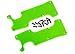 Traxxas 9634G Suspension Arm Covers, Green, Rear (Left and Right)/ 2.5x8 CCS (12)