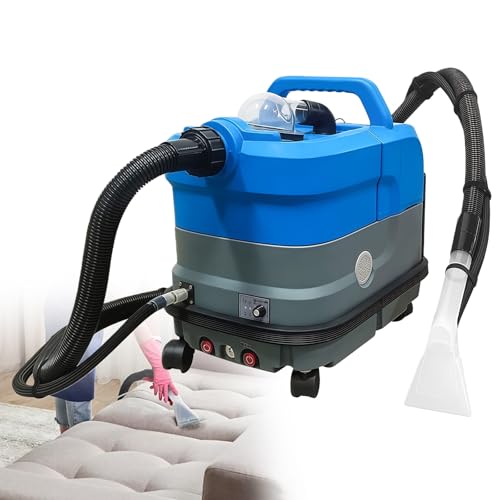 BANGBANGJI Extractora Local de tapicería de Alta Temperatura, 7,5L Tanque Limpio+12L Sucio extraíble, 15s Calentamiento, Limpieza Profunda Alfombra/sofá/sillón Auto/Escalera