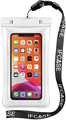 Universal Waterproof Case, IFCASE TPU Phone Dry Bag Pouch for iPhone 12 Pro Max, 11 Pro Max, XS XR SE, Samsung Galaxy S21 S20 S10 S9 S8 Plus, S21 Ultra, S20 FE, Note 20 10 9 (White) Universal Waterproof Case, IFCASE TPU Phone Dry Bag Pouch for iPhone 12 Pro Max, 11 Pro Max, XS XR SE, Samsung Galaxy S21 S20 S10 S9 S8 Plus, S21 Ultra, S20 FE, Note 20 10 9 (White)