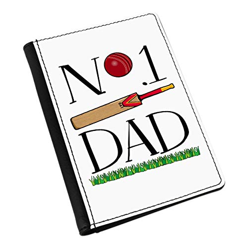Housse de passeport No.1 Papa Cricket cadeau idéal fête des pères