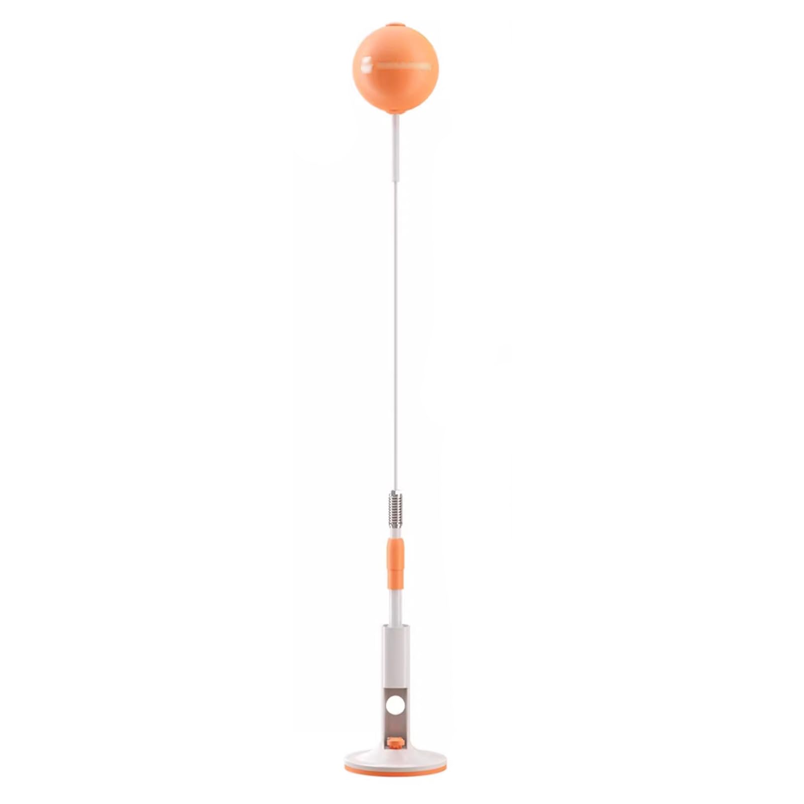 Punching Ball Speed Ball,Speed Boxing Bags,Saugnapf,Höhenverstellbar 130-145cm, Für Home Gym Training,Farbe Orange
