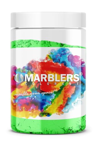 MARBLERS Fluorescent Pigment Powder [Neon Green] 4oz (113g) | Matte Pigment | Dye | Non-Toxic | Vegan | Cruelty-Free | Nail Polish, Nail Art, Soap, Slime,...