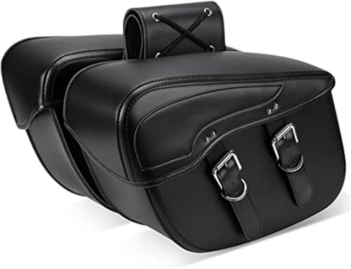 Sacoche de pour moto en cuir étanche Sportster XL883 pour voyage et randonnées