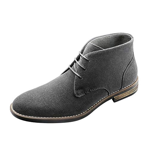 grey suede desert boots