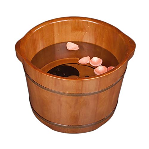 Balde de madera para spa de pies para adultos