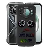 KJYFOANI Custodia per Doogee S Cyber (6.58"), Nero Ultra Sottile Morbido Silicone TPU Case, Anti-Graffio Antiurto Bumper Protettiva Cover per Doogee S Cyber - Non toccare