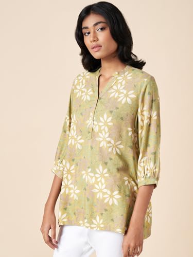 Image of Women's Floral Regular Fit Tunic Shirt