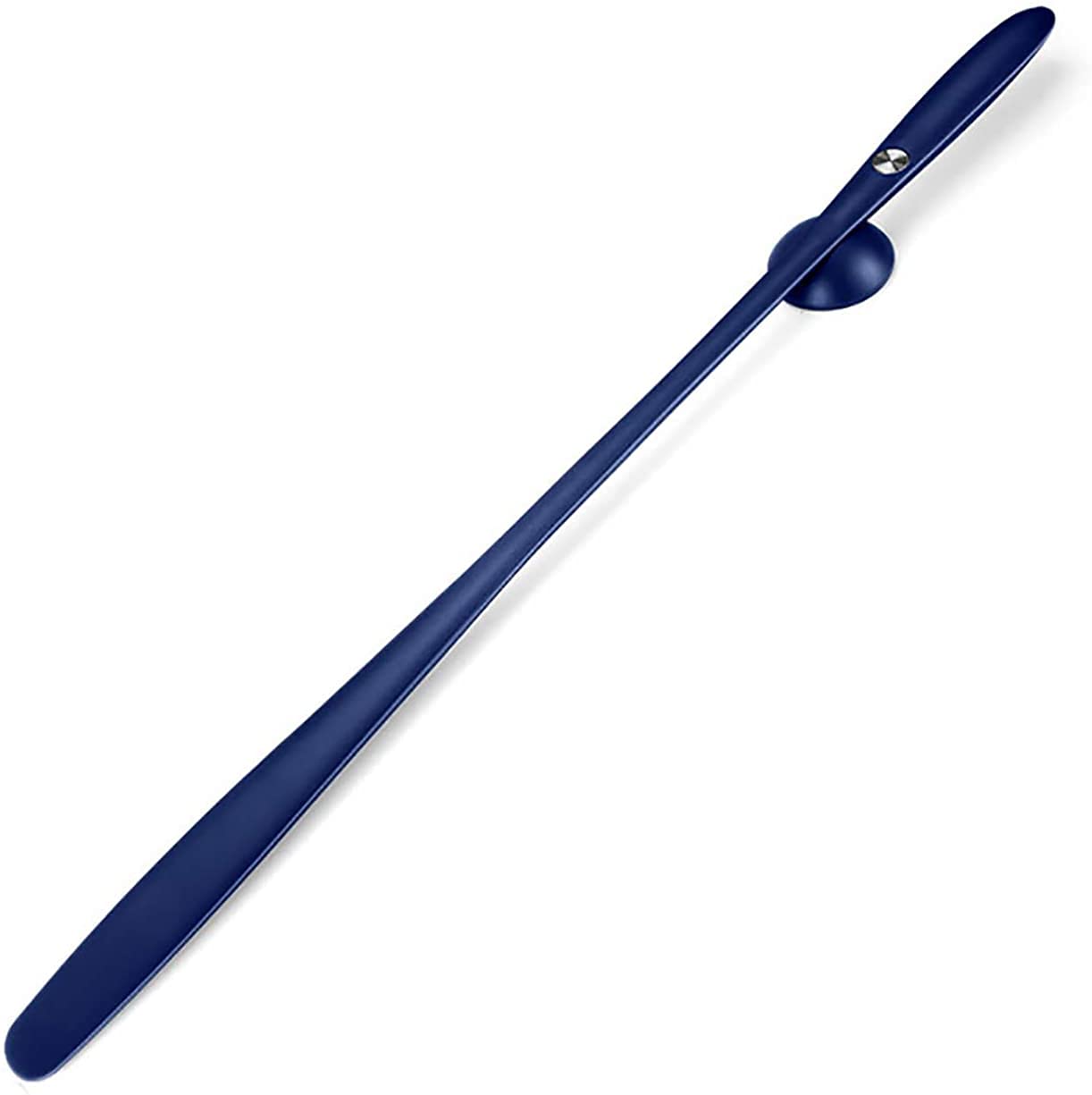 72,2 cm Niebieska magnetyczna łyżka do butów montowana na ścianie, długa plastikowa rączka, pomoc w zakładaniu butów/dla seniorów, oszczędność miejsca