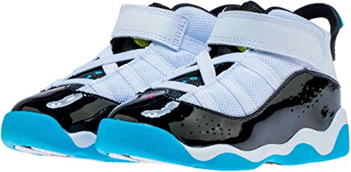 Nike Jordan 6 Rings TD CK0028-100 South Beach White/Black-Hyper Pink-Light Blue Fury-Cyber (4)4