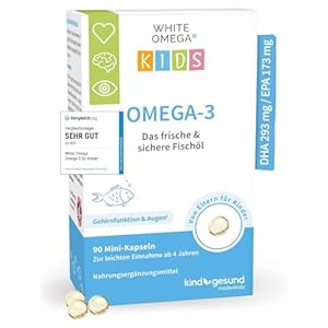 White Omega Kids Omega-3 Kapseln 90 Stück