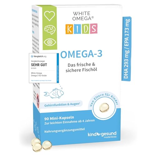 White Omega Kids Omega-3 Kapseln 90 Stück