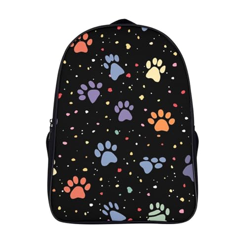 Mochila infantil Chubby Paws y bolso de escuela preescolar con diseño de huellas