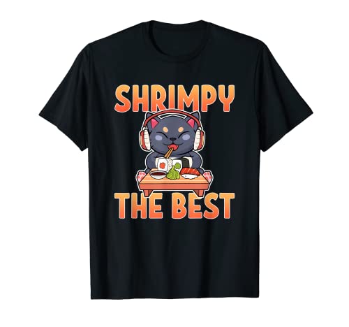 Sushi Gato Anime Camiseta