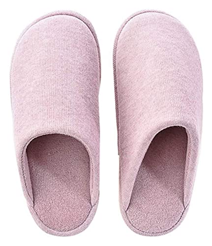 Chaussons d'hiver en coton Pantoufles en coton en intérieur d'hiver Design Simple Tissu tricoté Fond épais for garder la machine chaude pantoufles lavables pantoufles for femmes Pantoufles en coton Cover