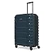 Produktbild SMARTBOX Hartschalen Check-in Koffer | Mittelgroßer Trolley 45 x 28 x 66 cm von 71 auf 80 Liter erweiterbar | aus hochwertigem Polypropylen | 4 Doppelrollen & TSA-Schloss | leichte 3,8 kg (Edition 01)