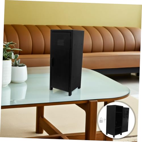 Armoire de rangement de bureau verrouillable NUOBESTY en métal noir - 8