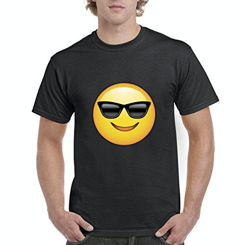 Emoji With Sunglasses Men Shirts T-Shirt Tee