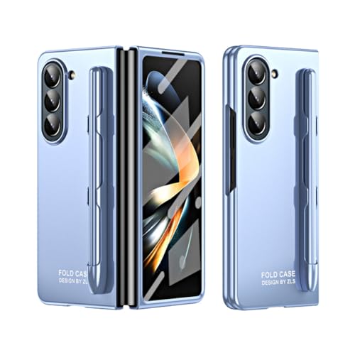 Coque Galaxy Z Fold 5 antichoc avec fente pour stylo et charnière galvanisée