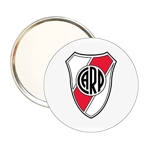 ROUND MIRROR LOGO FOOTBALL TEAM ATLETICO CLUB RIVER PLATE
