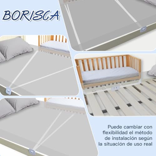 Miniatura 5 de Borisca Kit Colecho Correa Para Cuna De Bebé Universal Cuna Con 2 Toalla, 8 M Fijación De Cuna Auxiliar, Protector Cuna Fijación De Auxiliar Correas De Muebles Para Cuna Para Proteger Bebé