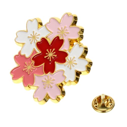 LALADEFIEE Broche Fleur de Cerisier en Métal Robuste Broche à Vêtements Femme Accessoire Vestimentaire pour Usage Quotidien et Occasions Festives Style...