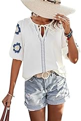 Apricot Embroidered Tops