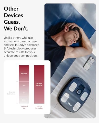 Image of InBody Dial H30 Body Composition Scale | Smart Scale with BMI, Body Fat, Muscle Mass | Scale with App | Body Fat Measurement Device | Wi-Fi & Bluetooth | Matte Black