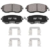 SUPLABEL Front Ceramic Disc Brake Pads HZ929 For Subaru Outback Forester Impreza Legacy Baja Saab 9-2X WRX