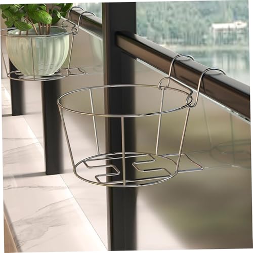 Jardinière de balcon en acier inoxydable rust durable balcon chic