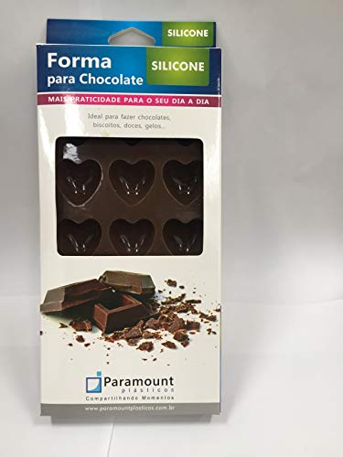 Kit com 4 Modelos Diferente de Forma de Silicone para Chocolate com 12 Cavidades Cada
