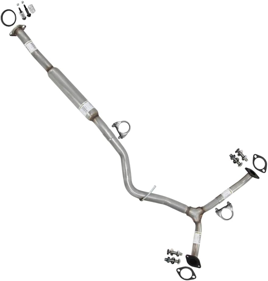 Exhaust Resonator Y-Pipe Kit Compatible for 2008-2011 Subaru Impreza 2.5L | Northeastern Exhaust | Stainless Steel | Free Gaskets, Clamps, and Bolt Kit Included | Direct-Fit Replacement