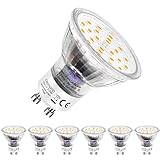 💡【Ernergieersparnis = 90%】Die GU10 LED Lampe ein Augen freundliches warmweiß/-/- abgeben und zudem noch mit 6.5 Watt in der Neues Energiestufe E kategorisiert sind. Dexnump GU10 LED setzen die Energie also in Licht und nicht im Wärme um.