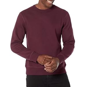Amazon Essentials Men’s Fleece Crewneck Sweatshirt (Available in Big & Tall)