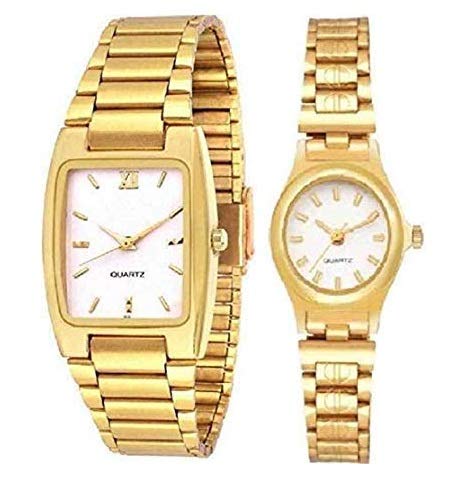 pass pass White Dial Analogue Watch for Men & Women (Couple) (B07TLYRCWX) Amazon Price History, Amazon Price Tracker