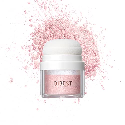 Multipurpose Polvo De Hadas Shimmering Powder Fairy Bomb Highlighter Makeup Long Lasting Smooth Shimmer Glow Face Illuminator Contour Polvo De Hadas Makeup (Light Pink) #TOP14