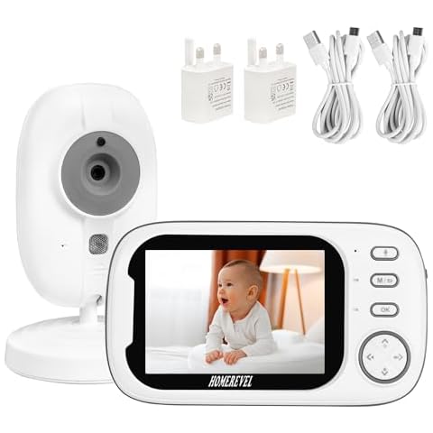 HomeRevel Baby Monitor with Night Vision Cover