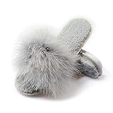 ☆ FUR HOUSE SLIPPERS - This fuzzy slippers is flexible slip on open toe style.It's super soft.This fur slippers is striking the right balance between glamour， comfort and sexy. ☆ MATERIAL - Turkey feathers on upper( Slightly fur hair shedding i...