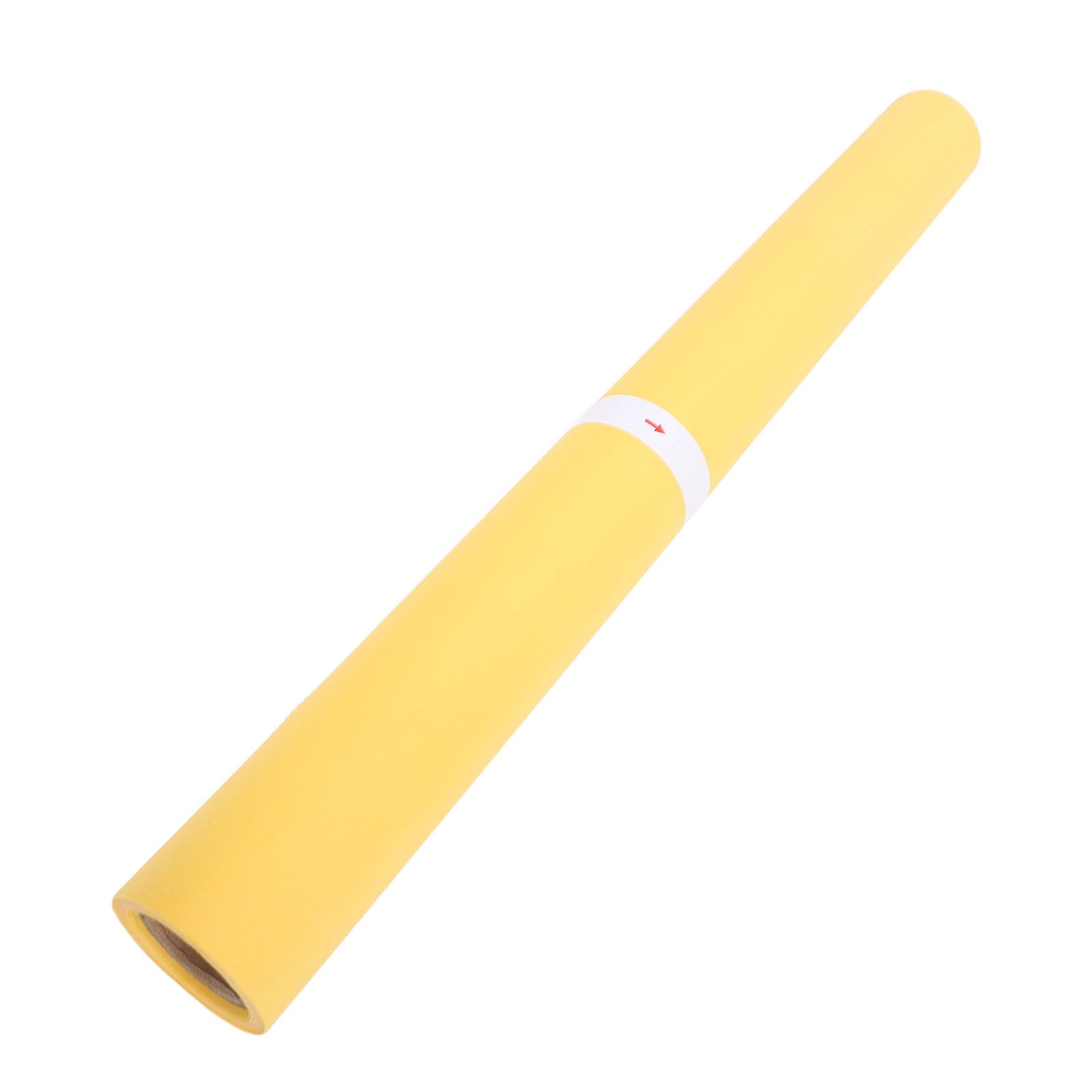 Rollo de papel de calco de 18 pulgadas de ancho, papel de patrón de costura cortable para confección de prendas, álbum de recortes, superposición de fotos, amarillo canario (46 m/150,92 pies)