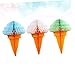 CHILDWEET 3pcs Honeycomb Ice Cream Decorations for Parties Weddings and Birthdays Hanging Decor for Festive Gatherings Random Colors