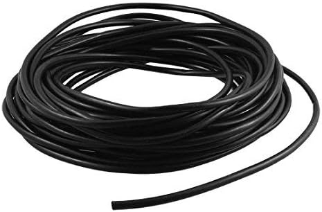 Saim Aquarium/Fish Tank Air Tubing,Black Soft Flexible Air Pump Oxygen Pipe Hose Tubing 20 M