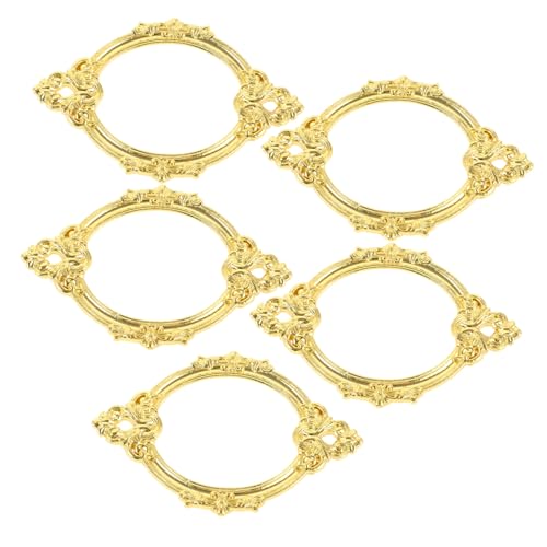 OFFIGAM 5pezzi Etichette Per Antico Cornice Retrò Per Etichette Per Armadietti Biglietti Visita Vintage Per Decorazione Per Ufficio e Casa